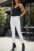 L'AGENCE Margot NWOT Skinny High Rise Blanc White 30x26 USA Chic Elegant