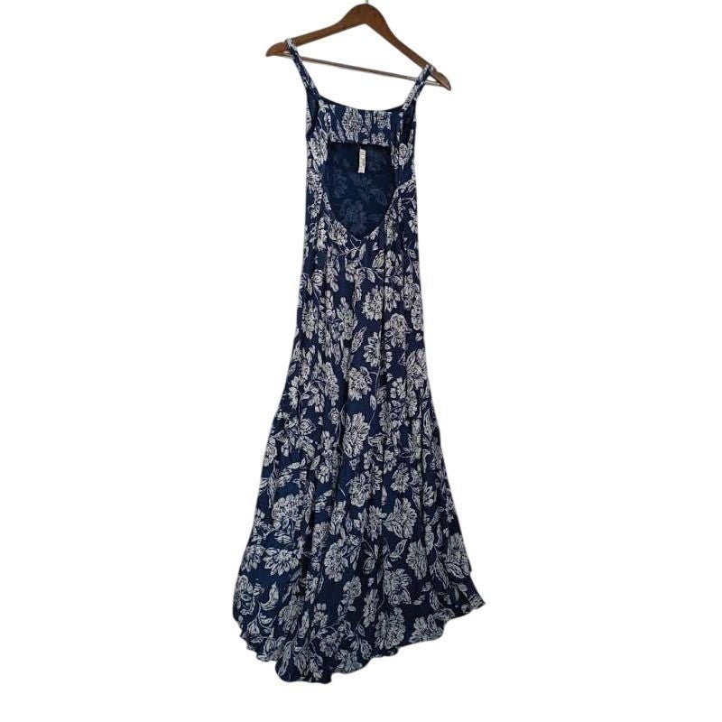 Madewell NWT Floral Smocked High-Low Maxi Dress 8 Fits Small Coastal Cottagecore