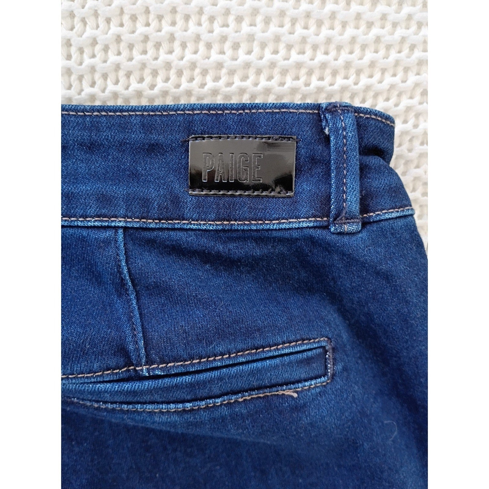 PAIGE NWT Laurel Canyon Bootcut Flare Jean 29x35 High Rise Transcend Indigo $249