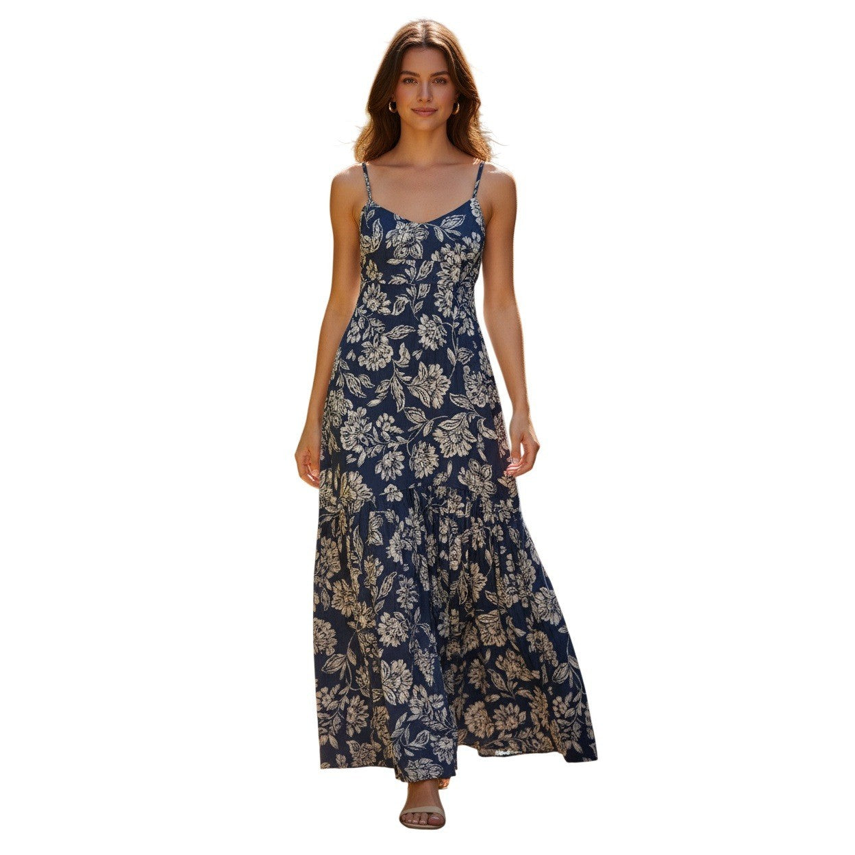 Madewell NWT Floral Smocked High-Low Maxi Dress 8 Fits Small Coastal Cottagecore